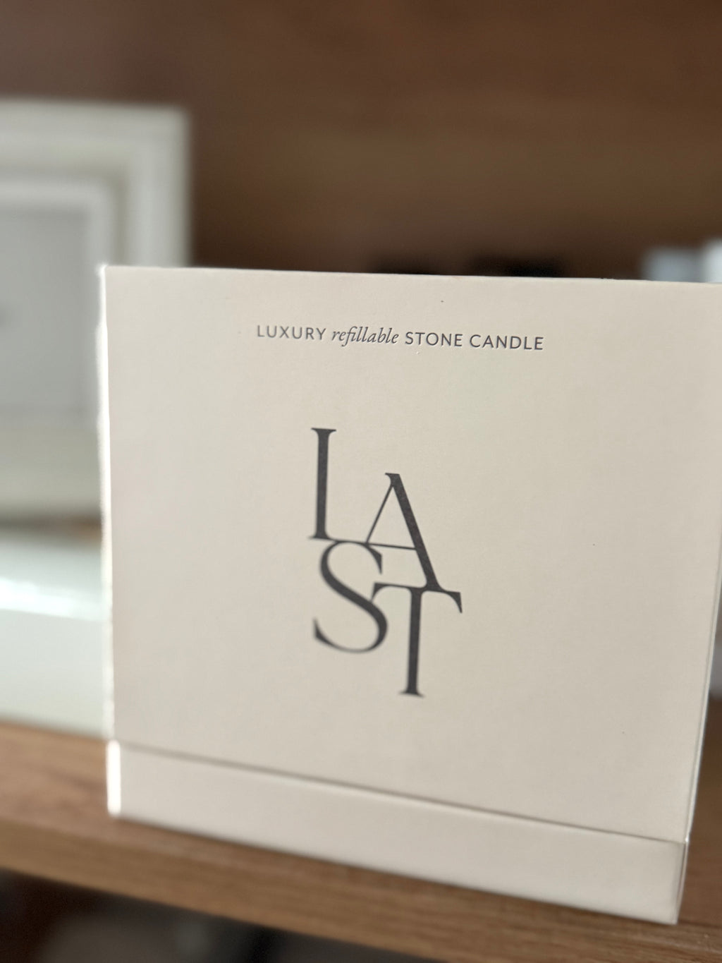 Square Calacatta Viola Marble Vessel|Refillable Candle